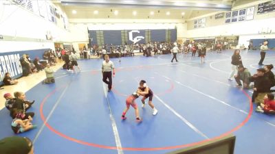 53 lbs Semifinal - Kaden Morales, Threshold Wrestling Club vs Devynee Cruz, Pounders Wrestling Club