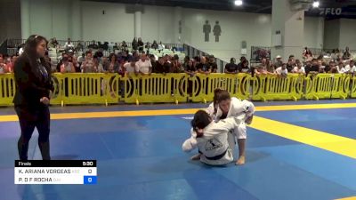 KAROLINA ARIANA VORGEAS vs PAMELA D F ROCHA 2024 American National IBJJF Jiu-Jitsu Championship