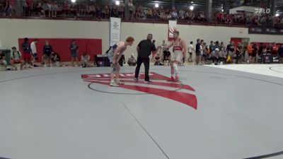 86 kg Round Of 32 - Dylan Fishback, Wolfpack Wrestling Club vs Joe Burch, Cavalier Wrestling Club