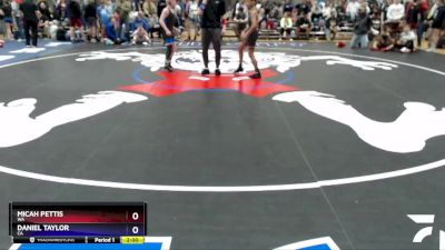 70-77 lbs Round 2 - Micah Pettis, WA vs Daniel Taylor, CA