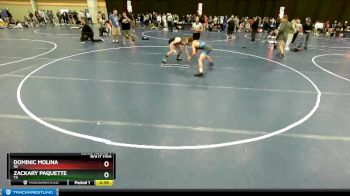 120 lbs Cons. Round 1 - Zackary Paquette, TX vs Dominic Molina, NE