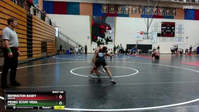 113 lbs Quarterfinal - Pedro Schay Vega, McNary vs Remington Basey, Dallas