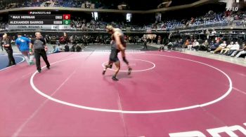 6A 150 lbs Cons. Round 3 - Max Herman, Katy Cinco Ranch vs Alexander Barros, Lewisville Hebron