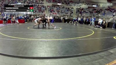 150 lbs Champ. Round 1 - Easton Doster, New Haven vs Zeke Witter, Delta