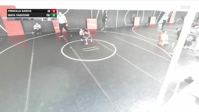 49 lbs Round 5 - Maya Yasutomi, Pounders Wrestling Club vs Priscilla Garcia, Reign WC