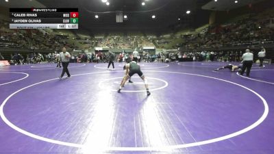 122 lbs Quarterfinal - Caleb Rivas, Mission Oaks vs Jayden Olivas, Clovis East