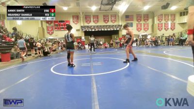 140 lbs Quarterfinal - Annix Smith, Kiefer Youth Wrestling Club vs Heavenly Daniels, Pitbull Wrestling Academy