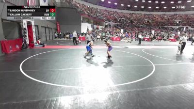 105 lbs Cons. Round 4 - Callum Calvert, Parkview Albany Youth Wrestling vs Landon Humphrey, Sheboygan Falls Falcons