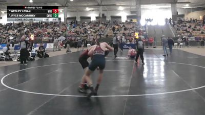 A 165 lbs Cons. Round 3 - Jayce McCartney, Creek Wood High School vs Wesley Levan, Whitwell High School