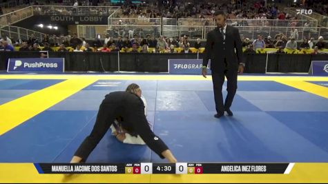 Angelica Inez Flores vs Manuella Jacome Dos Santos 2025 Pan Jiu Jitsu IBJJF Championship