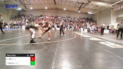 98 lbs Semifinal - Kamden Bell, Sperry Wrestling Club vs Tripp Martin, Team Tulsa Wrestling Club