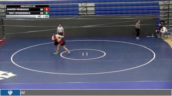 285 lbs Cons. Round 2 - Troy Dyszkiewicz, Ohio Northern University vs Hunter Probasco, Ohio Northern University