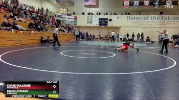 144 lbs Cons. Semi - Chase Gulledge, McMinnville vs Miles Leonard, Sherwood