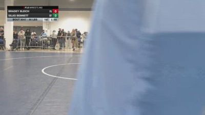 90 lbs Round Of 64 - Bradey Bleich, PA vs Silas Bennett, NY