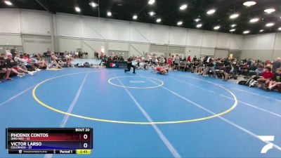 126 lbs Semis & 3rd Wb (16 Team) - Phoenix Contos, Ohio Red vs Victor Larso, Colorado