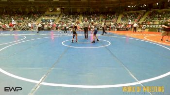 78 lbs Round Of 16 - Kaitlyn Crow, CORE Wrestling vs Azalea Pennington, Henryetta Knights Wrestling Club
