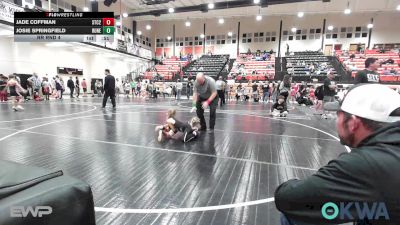 54-58 lbs Rr Rnd 4 - Jade Coffman, Sallisaw Takedown Club 2 vs Josie Springfield, Runestone