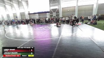 76 lbs Champ. Round 1 - Lincoln Wilson, Sanderson Wrestling Academy vs Jordy Smart, Ravage