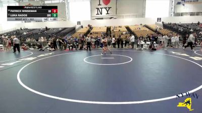 101 lbs Quarterfinal - Patrick Winseman, HF-L Wrestling vs Luka Rados, GPS Wrestling Club