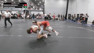 126 lbs Round 1 (6 Team) - Austin Guerrieri, Rebellion vs Nicholas Campanelli, Frost Gang