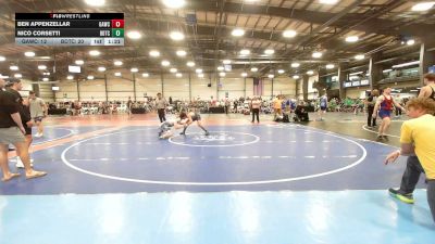 152 lbs Rr Rnd 3 - Ben Appenzellar, GAWC - HSB vs Nico Corsetti, BDTC2 - HSB