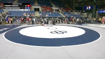 120 lbs Cons. Rd Of 64 - Bennett Ferraro, Pennsylvania vs Brayden Buchanan, Vermont
