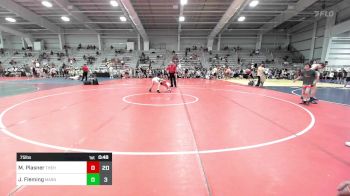 75 lbs Rr Rnd 1 - Marco Plasner, The Hunt Wrestling Club Black vs Joseph Fleming, Mat Assassins Yellow