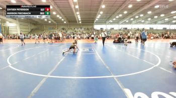 56 lbs Rr Rnd 2 - Zayden Peterson, Dueling Bandits vs Hudson Fischbach, Donahue Wrestling Academy