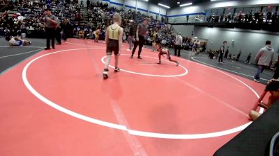 67 lbs Round Of 16 - Abigail Whipple, Tuttle Wrestling Club vs Haygen Hughes, Midwest City Bombers Youth Wrestling Club