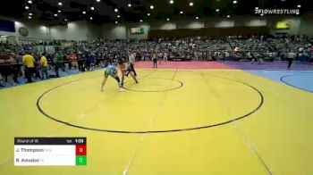 175 lbs Round Of 16 - John Thompson, Silver State Wrestling Academy vs Russell Amadeo, Team Aggression