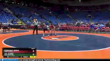 135 lbs Cons. Round 2 - Ava Babbs, Lake Villa (Lakes) vs Stephany Serna, Joliet (Central)