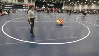 120 lbs Champ. Rd Of 16 - Gavin Whatley, Monster Garage Wrestling vs Sam Dagel, Minnesota