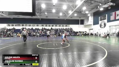 110 lbs Champ. Round 1 - Jaqueline Ramirez, El Monte vs Jaslene Higuita, Rowland