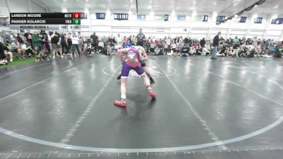 125 lbs Round Robin 1 - Landon Moore, Metro All-Stars - HS vs Parker Kolarcik, Freakztyle Fire N Ice - HS