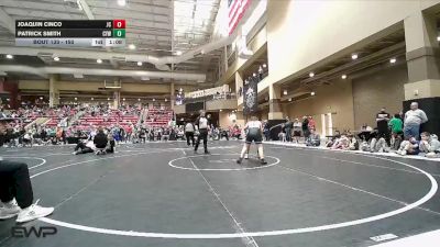 150 lbs Quarterfinal - Joaquin Cinco, Junction City vs Patrick Smith, CYWC