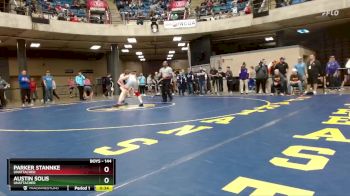 144 lbs Champ. Round 2 - Parker Stannke, Unattached vs Austin Solis, Unattached