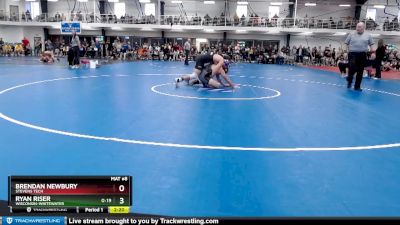 Elite 184 lbs Champ. Round 1 - Ryan Riser, Wisconsin-Whitewater vs Brendan Newbury, Stevens Tech