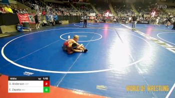 125 lbs Round Of 32 - Dean Anderson, Valiant Prep vs Emiliano Zapata, OKC Saints Wrestling