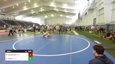 120 lbs Consi Of 4 - Nick Gandarilla, Unattached vs Jaiden Javier, Bobcat WC