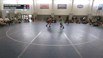 138 lbs Julian (Gullien) Holguin, California Silver vs Marcel Hawkins, Oklahoma Blue