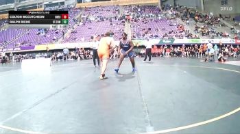 285 lbs Quarters & 1st Wb (16 Team) - Ralph Riche, St. Thomas University vs Colton Mccutcheon, Doane University