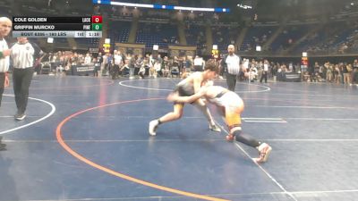 160 lbs Final - Cole Golden, Lackawanna Trail vs Griffin Murcko, Pine Richland