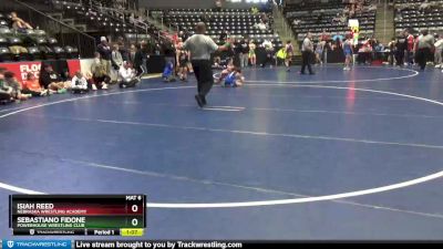 80 lbs 1st Place Match - Sebastiano Fidone, Powerhouse Wrestling Club vs Isiah Reed, Nebraska Wrestling Academy