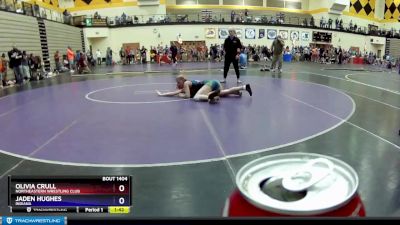 112 lbs Round 1 - Olivia Crull, Northeastern Wrestling Club vs Jaden Hughes, Indiana