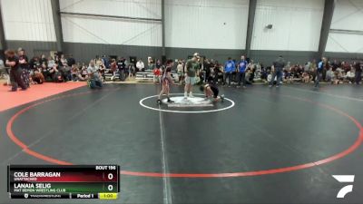 70-74 lbs Cons. Round 3 - Cole Barragan, Unattached vs Lanaia Selig, Mat Demon Wrestling Club