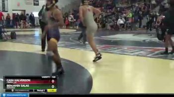 126 lbs Quarterfinal - Benjamin Salas, Durango vs Cash Halverson, Liberty_AZ