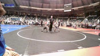 56 lbs Quarterfinal - Brandon Steeprock, Bartlesville Wrestling Club vs Motley Lopez, Rogue Warrior Wrestling