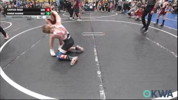 83 lbs Quarterfinal - Carter Reed, Barnsdall Youth Wrestling vs Owen Harms, Weatherford Youth Wrestling