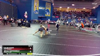 126 lbs Cons. Round 3 - CALEB SCOTT, Civic Memorial vs Bryan Santangelo, Mount St Joes