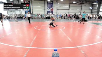 120 lbs Rr Rnd 1 - Lucas Parisi, Apache Blue vs Cameron Underwood, Team RJN